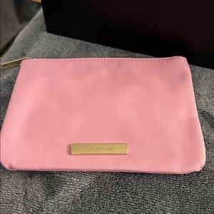 Tartan & Twine Pink Zippered Pouch-NEVER USED